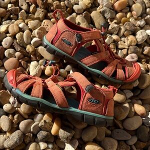 Keen Kids' Orange Blue Outdoor Water Sandals Size 3